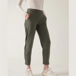 Athleta | Brooklyn Ankle Pant Olive Mountain Green